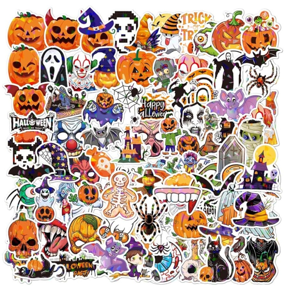 Halloween Themed Vinyl Sticker Pack NWT
